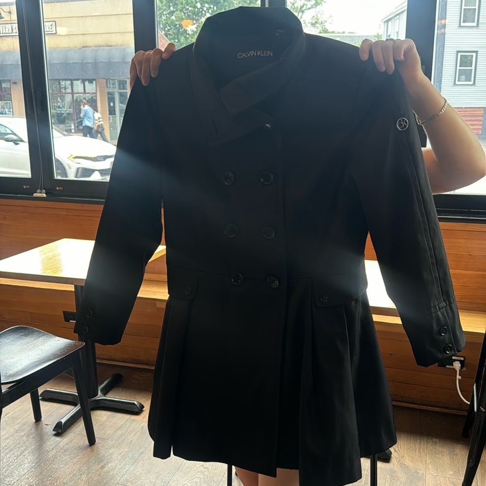 Calvin Klein Charcoal Buttoned Jacket